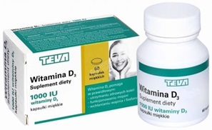Witamina D3 1000 IU x 60 kaps