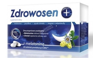 Zdrowosen + z melatoniną x 28 tabl powlekanych