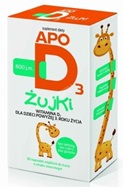 Apo D3 żujki x 30 kapsułek do żucia o smaku owocowym