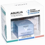 Vichy Aqualia Thermal promocyjny zestaw - dynamicznie nawilżający krem bogata konsystencja 50 ml + dwie maski mineralne GRATIS !!!