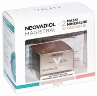 Vichy Neovadiol Magistral promocyjny zestaw - odżywczy balsam przywracający gęstość skóry do skóry bardzo suchej 50 ml + dwie maski mineralne GRATIS !!!