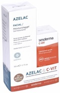 Sesderma promocyjny zestaw C - Vit serum liposomowe 30 ml + Azelac żel nawilżający do twarzy z trądzikiem różowatym 50 ml