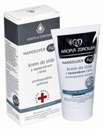 Kropla Zdrowia krem do stóp z nanosrebrem i urea 50 ml