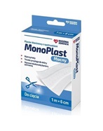 Rodzina Zdrowia Monoplast plaster tkaninowy z opatrunkiem 1m x 6cm