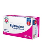 Rękawice lateksowe pudrowane rozmiar S x 100 szt (Apteczka ABC)
