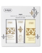 Ziaja arganowy promocyjny zestaw - mleczko do ciała 400 ml + mydło kremowe 500 ml + krem do rąk 100 ml