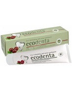 Ecodenta odświeżająca pasta do zębów chroniąca od nalotu z wyciągiem z żurawiny i Kalident 100 ml
