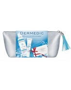 Dermedic Hydrain 3 Hialuro promocyjny zestaw - płyn micelarny 200 ml + krem pod oczy 15 g + mała srebrna kosmetyczka GRATIS!!!