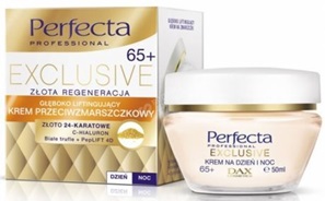 Dax Perfecta Exclusive 65+ złota regeneracja krem na dzień i na noc 50 ml