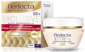 Dax Perfecta exclusive 55 + złota regeneracja krem na dzień i na noc 50 ml