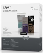 Tołpa dermo Men promocyjny zestaw - głęboko oczyszczający żel do mycia twarzy 150 ml + balsam - żel do twarzy z zarostem i brodą 75 ml + regenerujący krem przeciw starzeniu pod oczy 10 ml GRATIS!!!