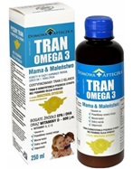 Domowa apteczka tran omega 3 Mama & Maleństwo 250 ml (o smaku soczysta cytryna)