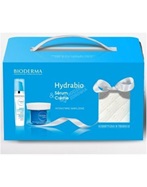 Bioderma Hydrabio promocyjny zestaw - Hydrabio serum nawilżające 40 ml + Hydrabio krem nawilżający o bogatej konsystencji 50 ml + elegancka kosmetyczka GRATIS!!!