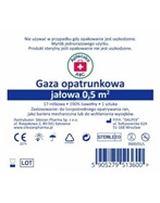 Gaza opatrunkowa jałowa 17- nitkowa 1/2 m2 (Apteczka ABC)