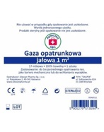 Gaza opatrunkowa jałowa 17- nitkowa 1 m2 (Apteczka ABC)