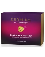 Dermika promocyjny zestaw - V-Modelist krem konturujący owal twarzy na dzień 50 ml + Hydroclean tonizująca esencja z kwiatem lotosu 50 ml