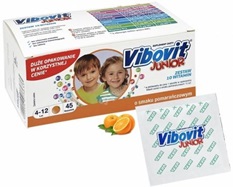Vibovit junior 2 g x 45 sasz o smaku pomarańczowym