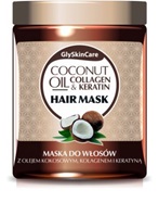 Equalan Glyskincare maska do włosów z olejem kokosowym, kolagenem i keratyną 300 ml
