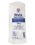 Wata opatrunkowa bawełniana 100% 100 g (Apteczka ABC)