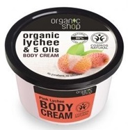 Organic Shop krem do ciała Różowe liczi 250 ml