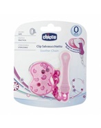 Chicco łańcuszek do smoczka z klipsem 1 szt