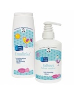 Skarb matki zestaw Emulinka emulsja olejowa do kąpieli 250 ml + Balbinek balsam - emolient dla niemowląt i dzieci 275 ml + Krem pielęgnacyjny 75 ml GRATIS !!!