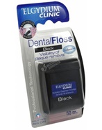 Elgydium czarna nić dentystyczna z chlorheksydyną 50 m
