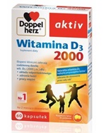 Doppel herz aktiv witamina D3 2000 x 60 kaps