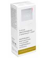 Ziaja med kuracja dermatologiczna z wit.C + HA/P rewitalizujący krem pod oczy i na powieki wygładzająco-ochronny 15 ml