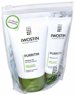 Iwostin Purritin promocyjny zestaw - żel do mycia twarzy 100 ml + aktywny krem eliminujący niedoskonałości 30 ml