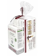 Bioxsine promocyjny zestaw - Bioxsine serum przeciw wypadaniu włosów 24 amp x 6 ml + Bioxsine szampon ziołowy przeciwko wypadaniu do włosów z łupieżem 300 ml