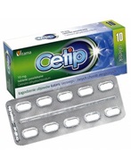 Cetip 10 mg x 10 tabl powlekanych