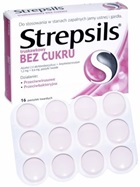 Strepsils truskawkowy bez cukru x 16 pastylek