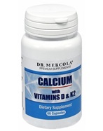 Wapń z witaminą D3 i K2 x 60 kaps (Dr Mercola)