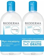 Bioderma hydrabio h2o - płyn micelarny do demakijażu 500 ml + 500 ml (duopack)
