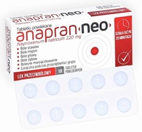 Anapran neo 220 mg x 10 tabl powlekanych