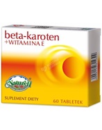 Beta karoten + witamina E x 60 tabl (Naturell)