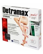 Detramax rajstopy profilaktyczne uciskowe M (czarne) + żel kojący do nóg 75 ml GRATIS !!!