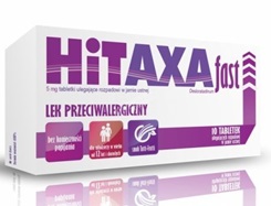 Hitaxa fast 5 mg x 10 tabletek ulegających rozpadowi w jamie ustnej