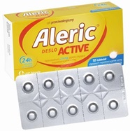 Aleric deslo active 2,5 mg x 10 tabl ulegających rozpadowi w jamie ustnej
