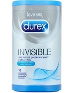 Prezerwatywy durex - Invisible dla większej bliskości x 10 szt