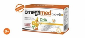 Omegamed Baby+D x 60 kaps twist-off