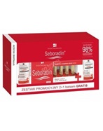 Seboradin promocyjny zestaw przeciw wypadaniu włosów - szampon 200 ml + ampułki forte 14 x 5,5 ml + balsam 200 ml GRATIS !!!
