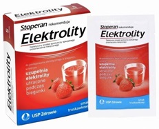 Elektrolity x 5 sasz o smaku truskawkowym