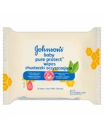 Johnson's Baby Pure Protect chusteczki oczyszczające x 25 sztuk