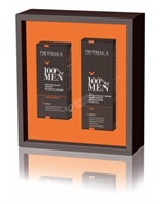 Dermika promocyjny zestaw 100% for Men - wygładzający skórę krem przeciw zmarszczkom na dzień i noc 40+ 50 ml + balsam po goleniu 40 ml GRATIS!!!