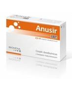 Anusir 10 mg x 10 czopków doodbytniczych