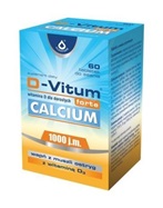 D-Vitum forte Calcium x 60 tabl do ssania o smaku cytrynowym