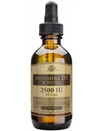 Solgar Witamina D3 2500 IU (62,5 µg) płyn 59 ml