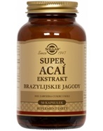 Solgar Super Acai (ekstrakt z brazylijskiej jagody) x 50 kaps